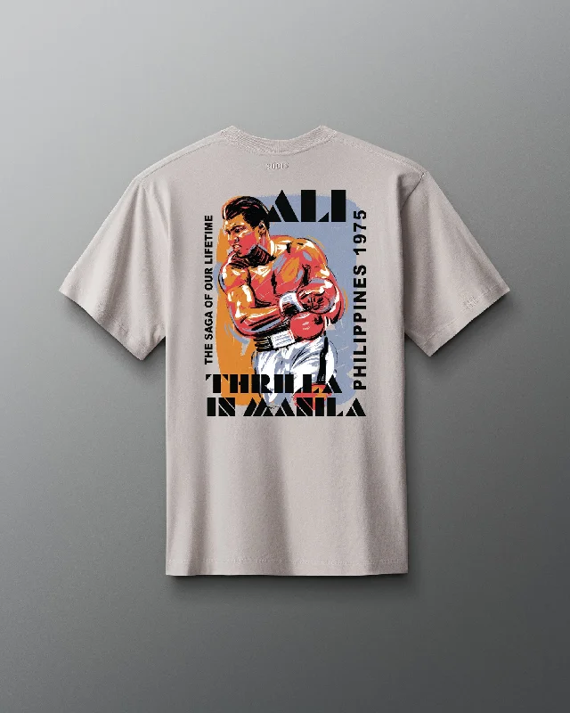 Men's distressed denim - look t - shirts with a rugged appealAli Fight of the Century Heavyweight T-Shirt Men's distressed denim - look t - shirts with a rugged appealAli Fight of the Century Heavyweight T-Shirt