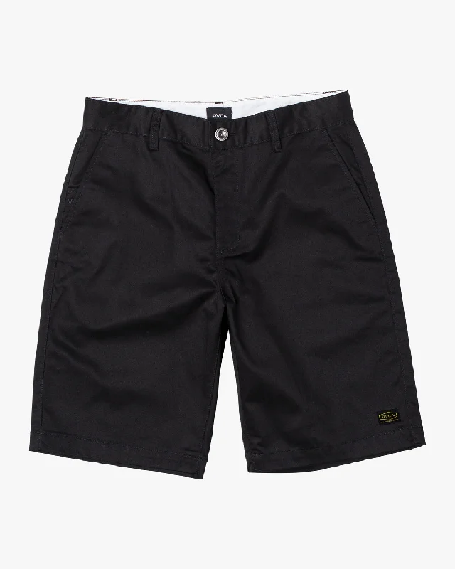 Men's neon - colored athletic shorts for high - visibility workouts Americana 22" Shorts - Black Men's neon - colored athletic shorts for high - visibility workouts Americana 22" Shorts - Black