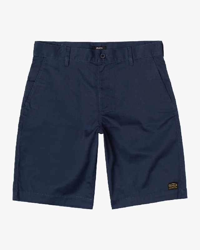 Men's breathable cotton athletic shorts for intense workouts Americana 22" Shorts - Moody Blue Men's breathable cotton athletic shorts for intense workouts Americana 22" Shorts - Moody Blue