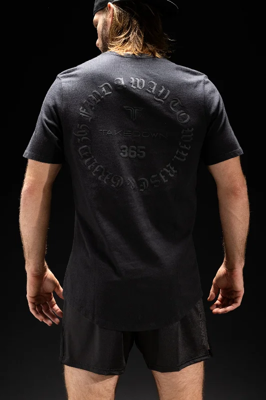 Men's long - sleeve henley t - shirts with button - down placketsBlackout Find A Way To Win T-Shirt Men's long - sleeve henley t - shirts with button - down placketsBlackout Find A Way To Win T-Shirt