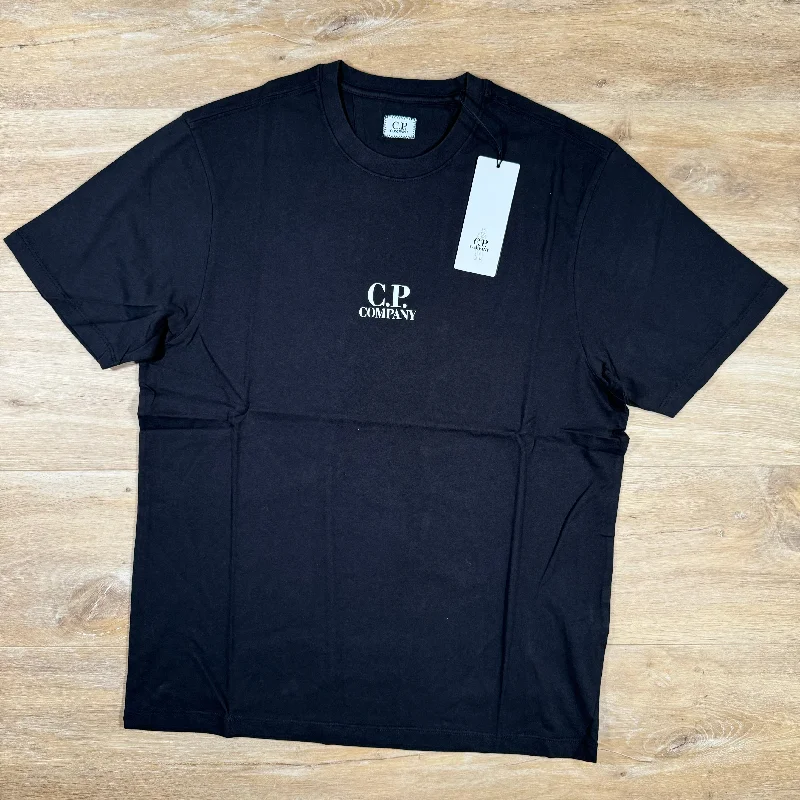 Men's UV - protection t - shirts for outdoor activities in the sunC.P. Company Bold British Sailor T-Shirt in Black Men's UV - protection t - shirts for outdoor activities in the sunC.P. Company Bold British Sailor T-Shirt in Black