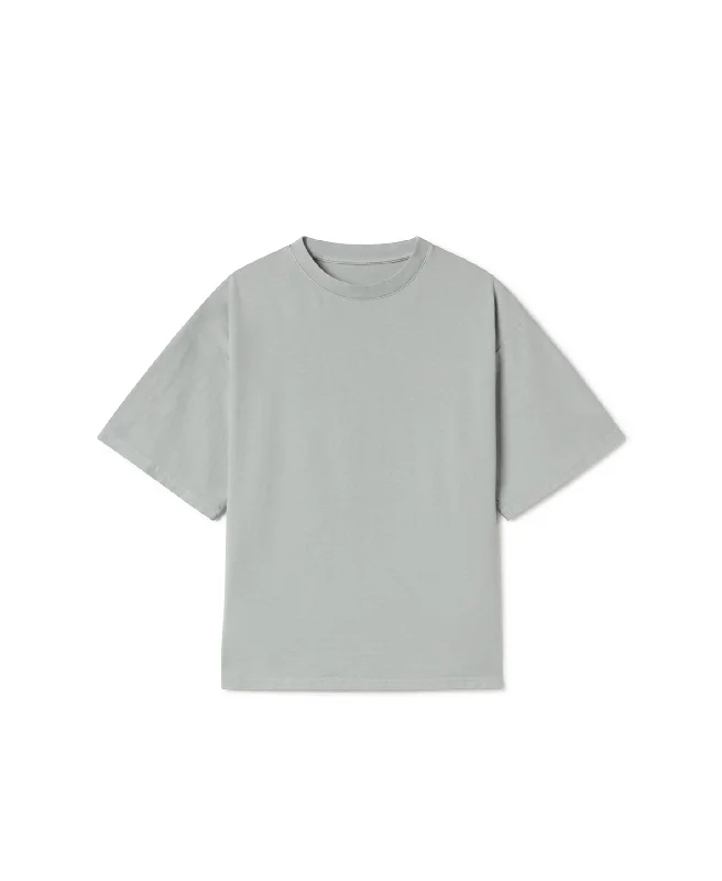 Men's mock - neck t - shirts with a modern and sleek style180 GSM 'Neutral Gray' T-Shirt Men's mock - neck t - shirts with a modern and sleek style180 GSM 'Neutral Gray' T-Shirt
