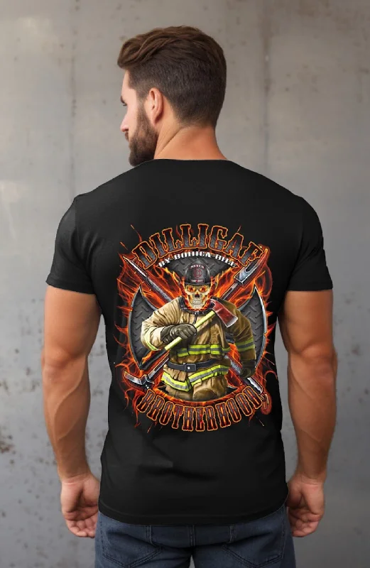 Men's organic cotton crew - neck t - shirts for everyday comfortNever Tap Out Fireman Tee Men's organic cotton crew - neck t - shirts for everyday comfortNever Tap Out Fireman Tee