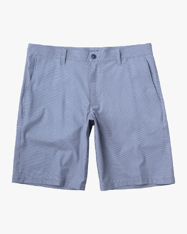 Men's button - fly denim work shorts for durability on the job Daggers 18" Hybrid Chino Shorts - Slate Men's button - fly denim work shorts for durability on the job Daggers 18" Hybrid Chino Shorts - Slate