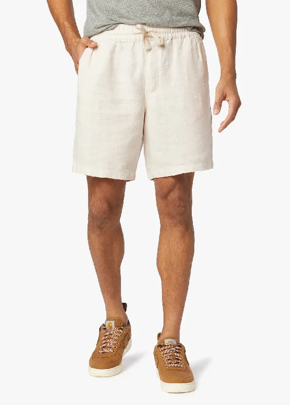 Men's camo print cargo shorts for outdoor adventures LINEN DRAWSTRING SHORT