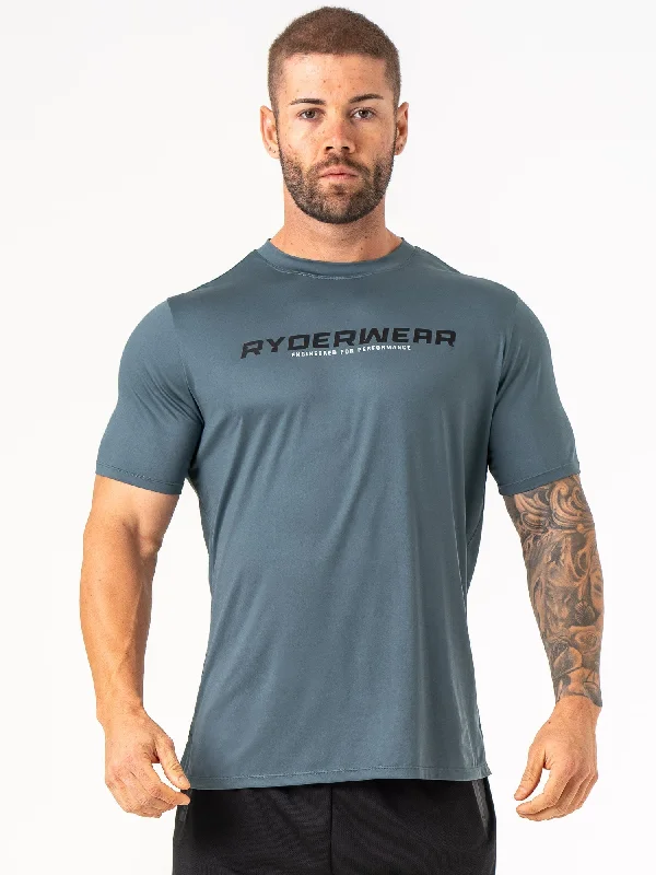 Men's moisture - wicking athletic t - shirts for intense workoutsEnergy T-Shirt - Petrol Men's moisture - wicking athletic t - shirts for intense workoutsEnergy T-Shirt - Petrol