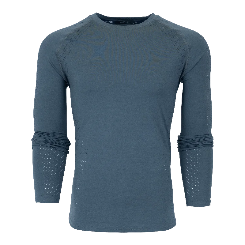 Men's thermal t - shirts with a high - neck design for cold weatherFalcon Long Sleeve Tee Men's thermal t - shirts with a high - neck design for cold weatherFalcon Long Sleeve Tee