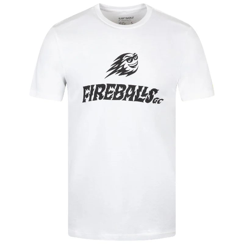Men's short - sleeve linen t - shirts for summer beach outingsFireballs GC | Youth Tee Men's short - sleeve linen t - shirts for summer beach outingsFireballs GC | Youth Tee