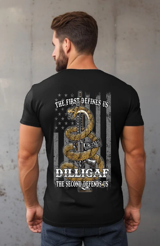 Men's plus - size pocket t - shirts with a classic lookFirst defines, Second Defends T-shirt Men's plus - size pocket t - shirts with a classic lookFirst defines, Second Defends T-shirt