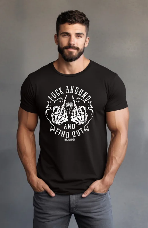 Men's plus - size pocket t - shirts with a classic lookFuck around and find out! T-Shirt Men's plus - size pocket t - shirts with a classic lookFuck around and find out! T-Shirt