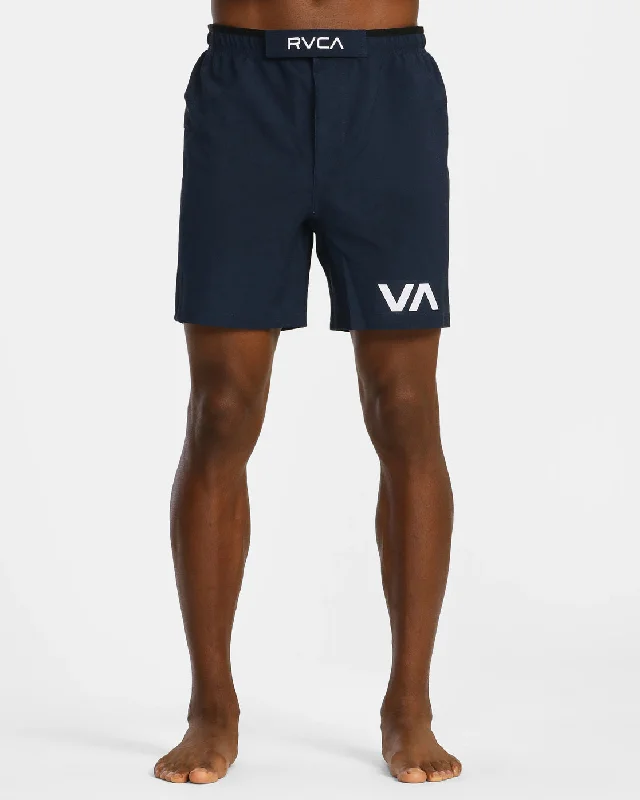 Men's adjustable - length convertible shorts for versatile use 17" Grappler Shorts - Navy Men's adjustable - length convertible shorts for versatile use 17" Grappler Shorts - Navy