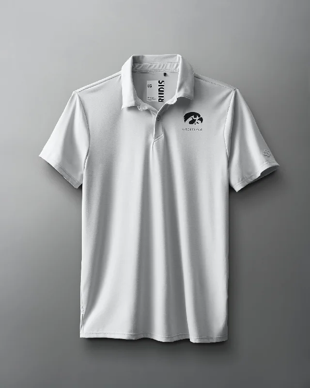 Men's slim - fit graphic t - shirts with vintage rock band printsIowa Ultimate Polo