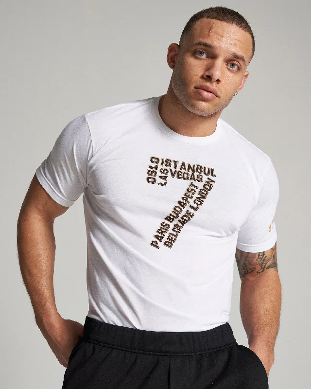 Men's v - neck muscle t - shirts for a body - building aestheticJB Seven Cities T-shirt Men's v - neck muscle t - shirts for a body - building aestheticJB Seven Cities T-shirt