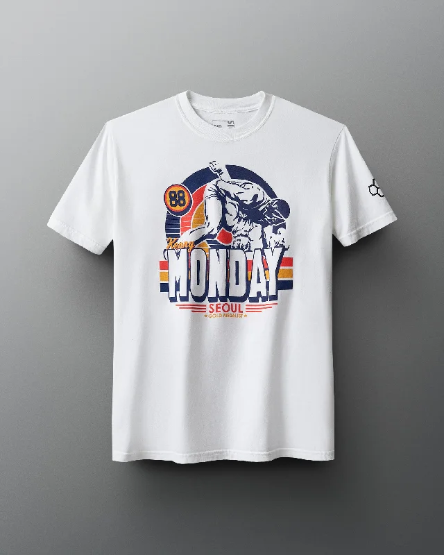 Men's ribbed t - shirts with a textured finish for added styleKenny Monday 88 Vintage Heavyweight T-Shirt Men's ribbed t - shirts with a textured finish for added styleKenny Monday 88 Vintage Heavyweight T-Shirt