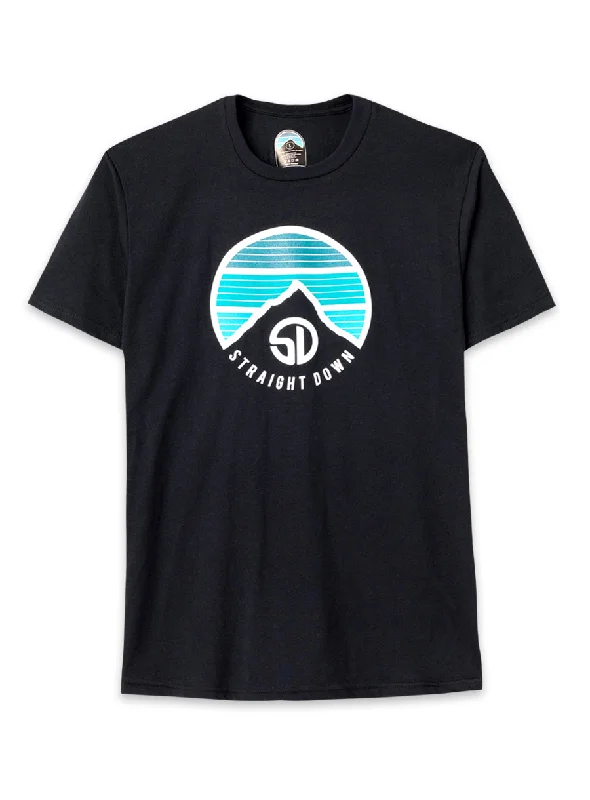 Men's button - front t - shirts with a unique artistic printLandscape Tee