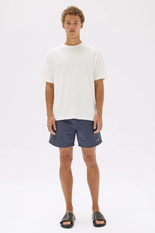 Men's drawstring casual linen shorts for a laid - back summer look Liam Swim Short