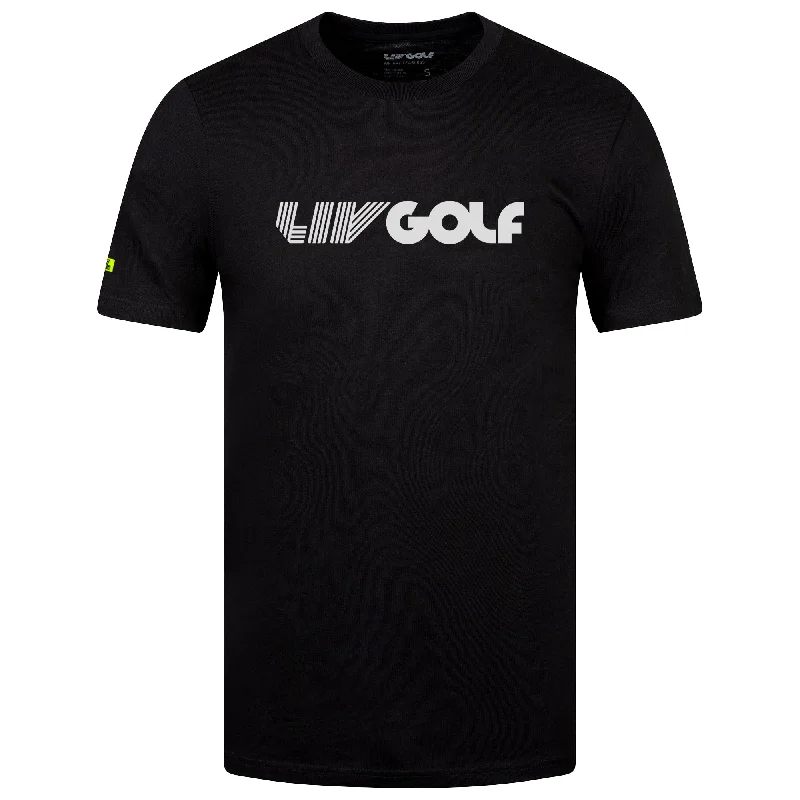 Men's organic cotton crew - neck t - shirts for everyday comfortLIV Golf | Men's Stream Tee Men's organic cotton crew - neck t - shirts for everyday comfortLIV Golf | Men's Stream Tee