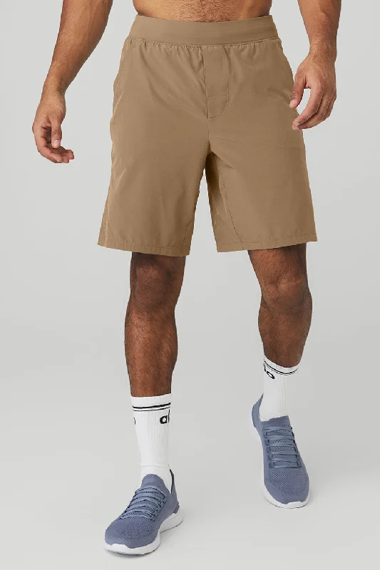 Men's moisture - wicking performance shorts for sweaty outdoor activities 9'' Repetition Short - Gravel Men's moisture - wicking performance shorts for sweaty outdoor activities 9'' Repetition Short - Gravel
