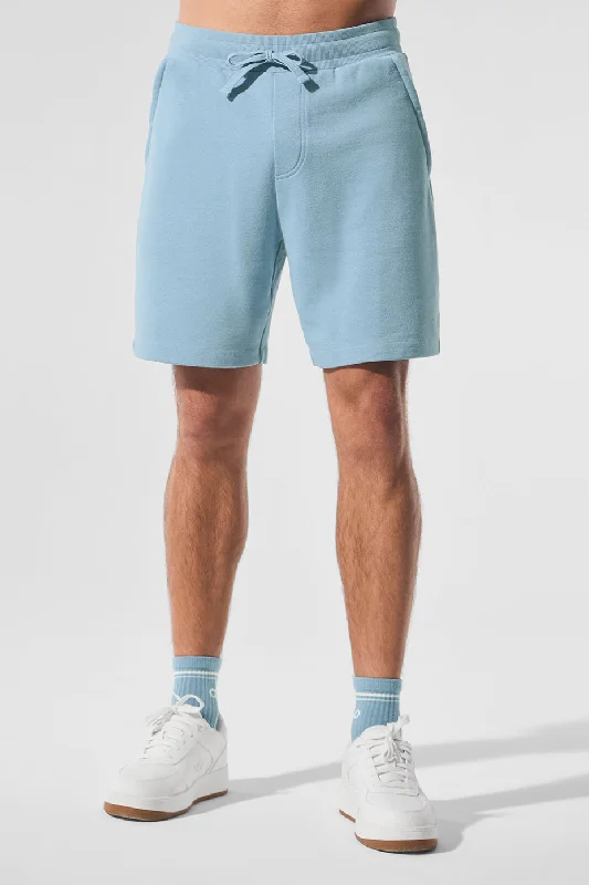 Men's camo print cargo shorts for outdoor adventures Chill Short - Celestial Blue