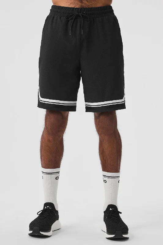 Men's pleated front twill shorts for a classic and sophisticated appearance 9" Traction Arena Short - Black Men's pleated front twill shorts for a classic and sophisticated appearance 9" Traction Arena Short - Black