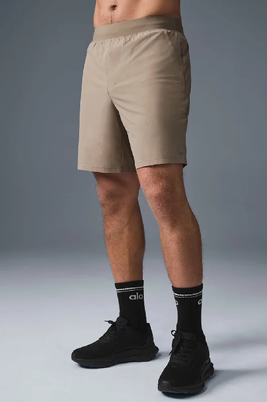 Men's neon - colored athletic shorts for high - visibility workouts 7" Repetition Short - Gravel Men's neon - colored athletic shorts for high - visibility workouts 7" Repetition Short - Gravel