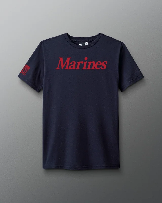 Men's thermal t - shirts with a high - neck design for cold weatherMarines Brand T-Shirt Men's thermal t - shirts with a high - neck design for cold weatherMarines Brand T-Shirt