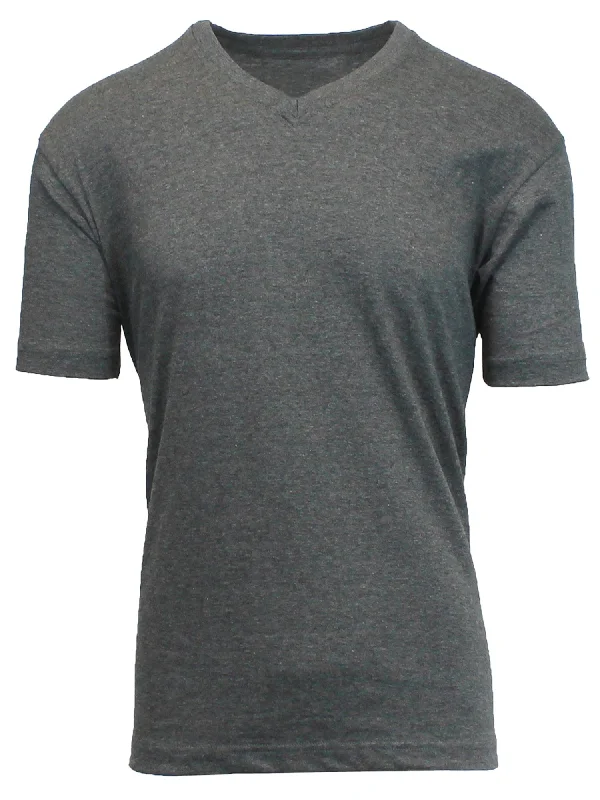 Men's long - sleeve henley t - shirts with button - down placketsMen's Short Sleeve V-Neck Modern Fit Classic Tee (S-3XL) Men's long - sleeve henley t - shirts with button - down placketsMen's Short Sleeve V-Neck Modern Fit Classic Tee (S-3XL)