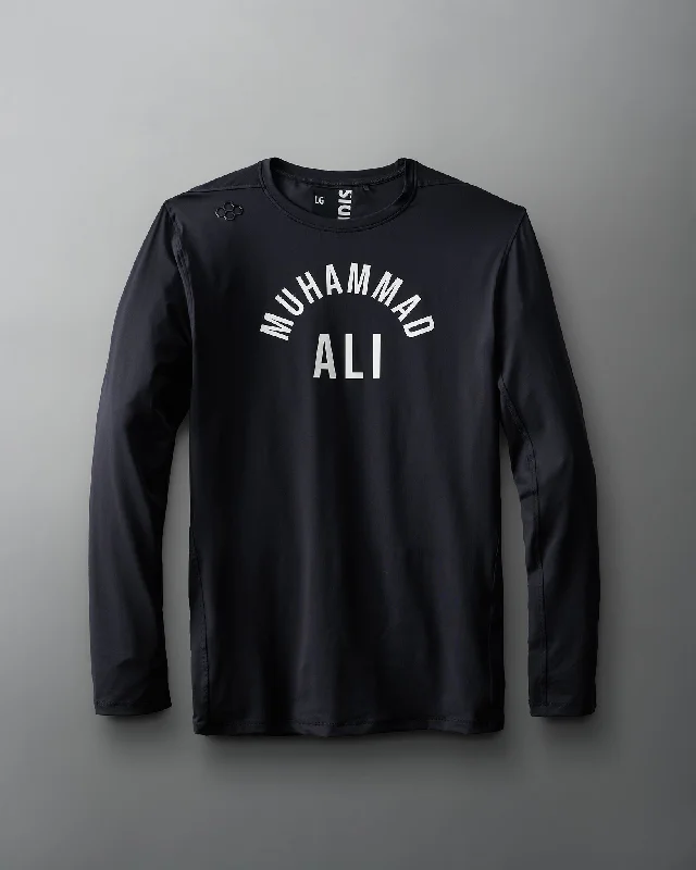 Men's lightweight performance t - shirts for running marathonsMuhammad Ali Performance Stretch Long Sleeve Men's lightweight performance t - shirts for running marathonsMuhammad Ali Performance Stretch Long Sleeve