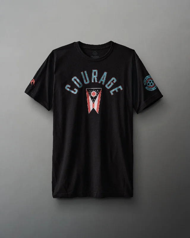 Men's tie - dye t - shirts with a bohemian styleOhio Courage T-Shirt