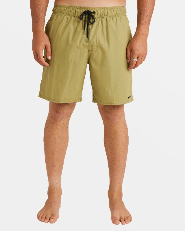 Men's drawstring casual linen shorts for a laid - back summer look Opposites Hybrid Shorts - Moss Men's drawstring casual linen shorts for a laid - back summer look Opposites Hybrid Shorts - Moss