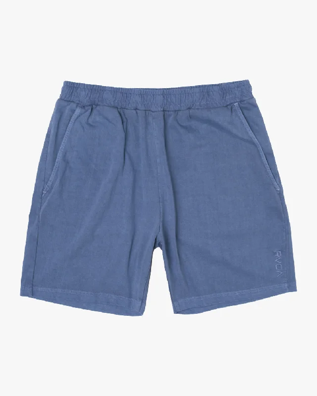 Men's distressed cotton shorts for a bohemian - inspired style PTC 18" Shorts - Moody Blue Men's distressed cotton shorts for a bohemian - inspired style PTC 18" Shorts - Moody Blue