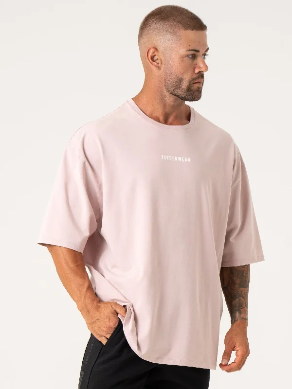 Men's printed Hawaiian t - shirts for tropical vacationsPursuit Oversized T-Shirt - Cinder Stonewash Men's printed Hawaiian t - shirts for tropical vacationsPursuit Oversized T-Shirt - Cinder Stonewash