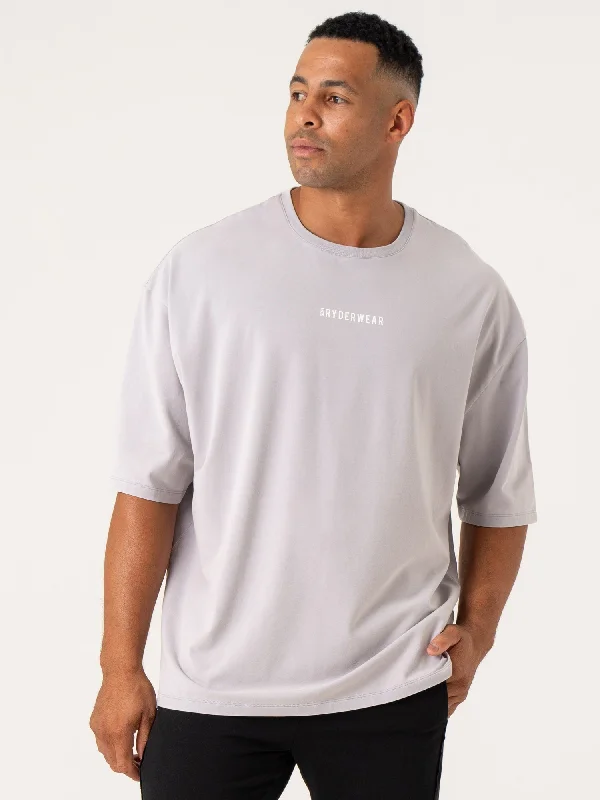 Men's tie - dye t - shirts with a bohemian stylePursuit Oversized T-Shirt - Lavender Stonewash Men's tie - dye t - shirts with a bohemian stylePursuit Oversized T-Shirt - Lavender Stonewash