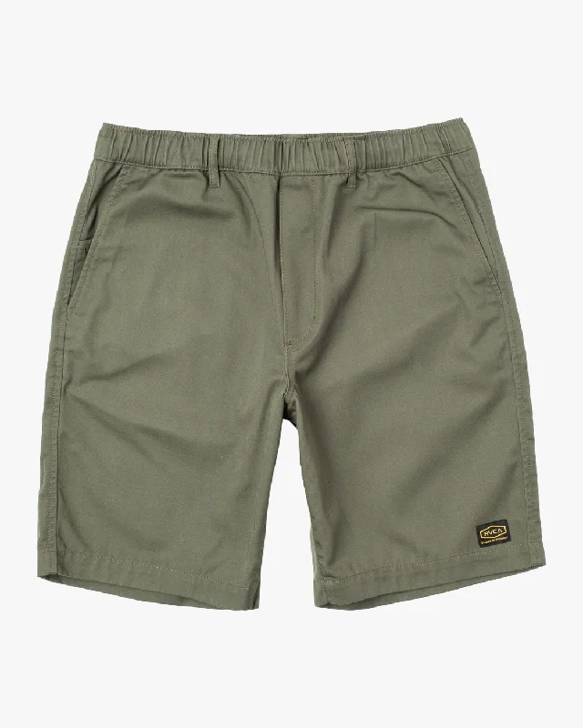 Men's moisture - wicking performance shorts for sweaty outdoor activities Dayshift Collection Americana 20" Shorts - Olive Men's moisture - wicking performance shorts for sweaty outdoor activities Dayshift Collection Americana 20" Shorts - Olive
