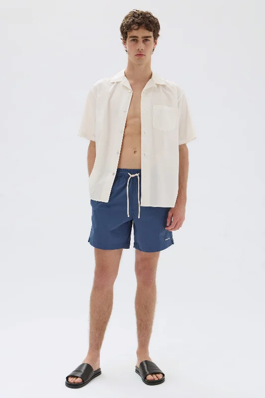 Men's flat - front chino shorts for semi - formal summer events   Reed Swim Short