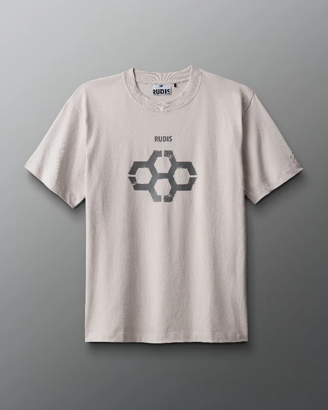 Men's v - neck muscle t - shirts for a body - building aestheticRUDIS Essential Hex Heavyweight T-Shirt Men's v - neck muscle t - shirts for a body - building aestheticRUDIS Essential Hex Heavyweight T-Shirt