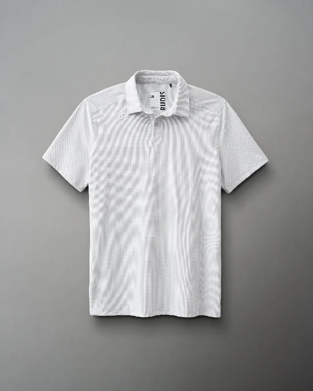 Men's thermal t - shirts with a high - neck design for cold weatherRUDIS Go-To Polo - White Men's thermal t - shirts with a high - neck design for cold weatherRUDIS Go-To Polo - White