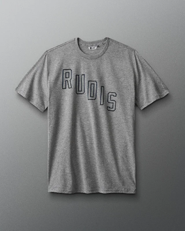 Men's organic cotton crew - neck t - shirts for everyday comfortRUDIS Oblique Wordmark T-Shirt