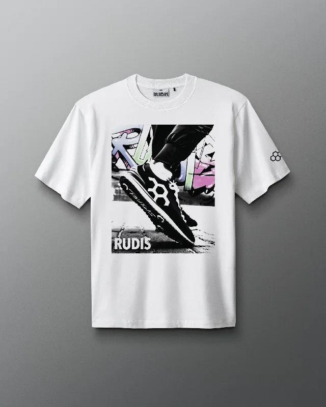 Men's ribbed t - shirts with a textured finish for added styleRUDIS Street Mural Heavyweight T-Shirt Men's ribbed t - shirts with a textured finish for added styleRUDIS Street Mural Heavyweight T-Shirt