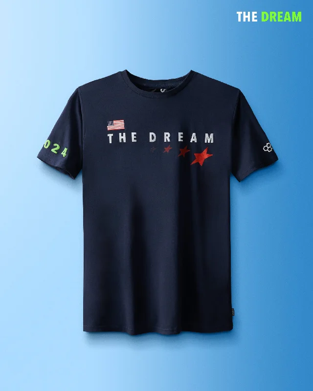 Men's mock - neck t - shirts with a modern and sleek styleRUDIS The Dream T-Shirt