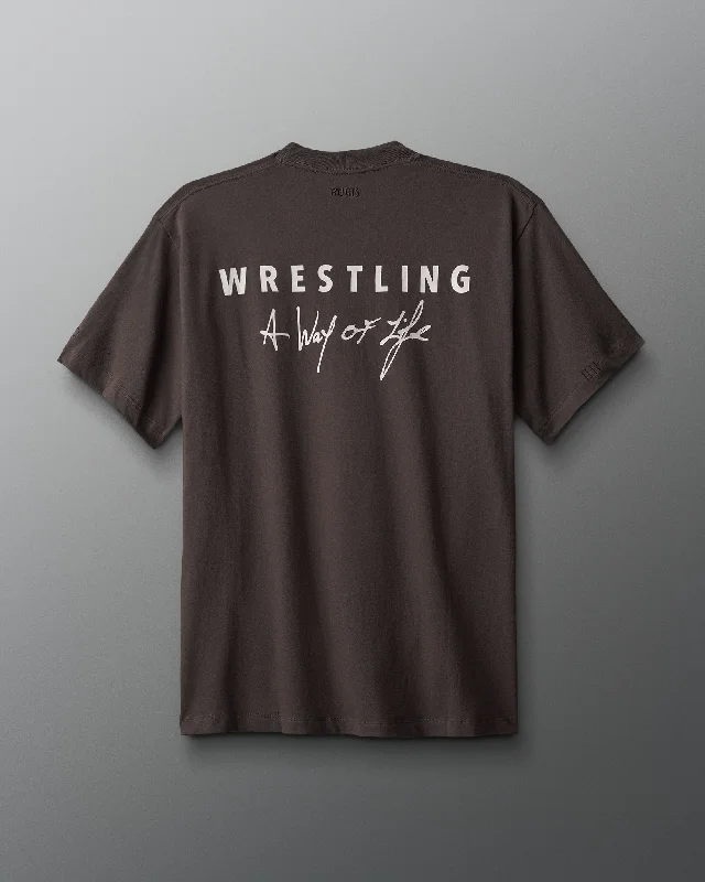 Men's ribbed t - shirts with a textured finish for added styleRUDIS Wrestling Heavyweight T-Shirt Men's ribbed t - shirts with a textured finish for added styleRUDIS Wrestling Heavyweight T-Shirt