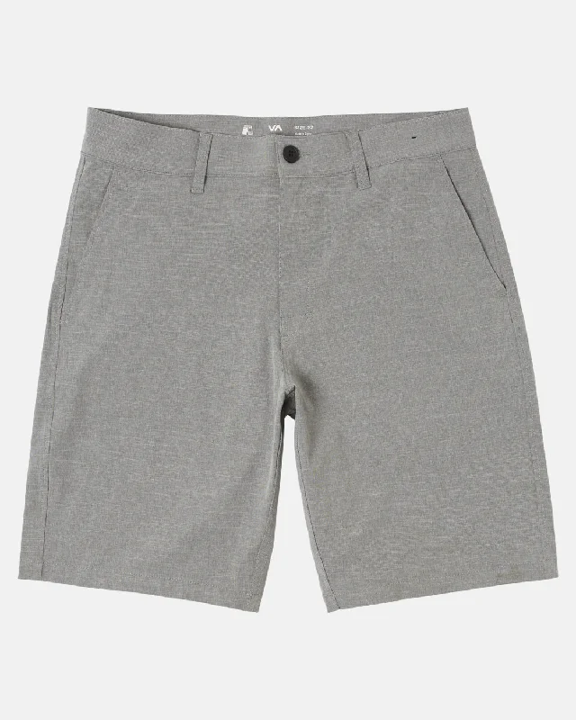 Men's neon - colored athletic shorts for high - visibility workouts RVCA 20" Hybrid Shorts - RVCA Black Men's neon - colored athletic shorts for high - visibility workouts RVCA 20" Hybrid Shorts - RVCA Black