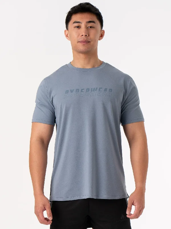 Men's antimicrobial t - shirts for odor - free freshness during travelSoft Tech Regular T-Shirt - Denim Blue Men's antimicrobial t - shirts for odor - free freshness during travelSoft Tech Regular T-Shirt - Denim Blue