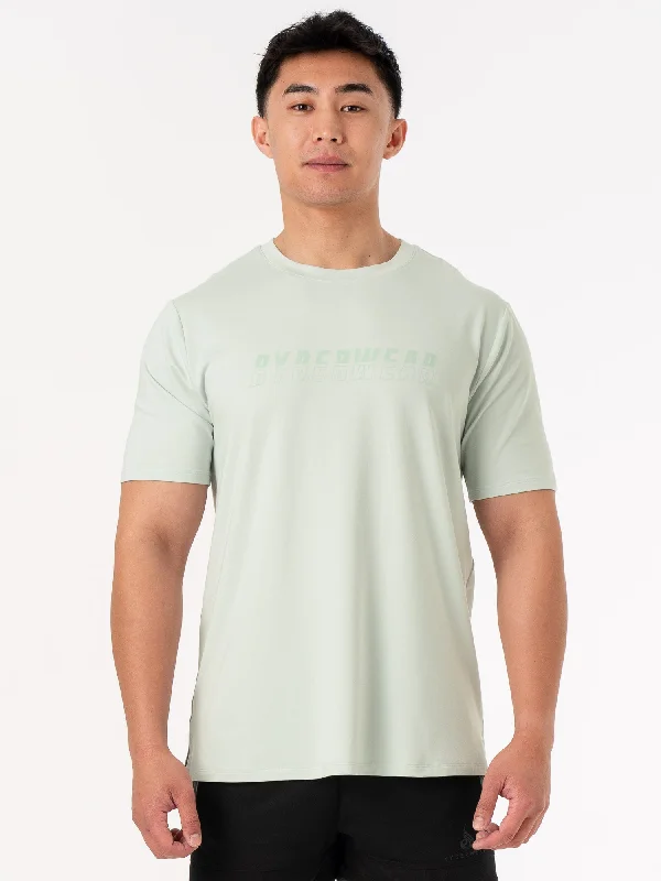 Men's slim - fit graphic t - shirts with vintage rock band printsSoft Tech Regular T-Shirt - Spearmint Men's slim - fit graphic t - shirts with vintage rock band printsSoft Tech Regular T-Shirt - Spearmint