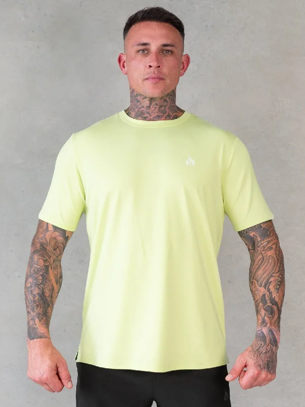 Men's plus - size pocket t - shirts with a classic lookSoft Tech T-Shirt - Lime Marl Men's plus - size pocket t - shirts with a classic lookSoft Tech T-Shirt - Lime Marl