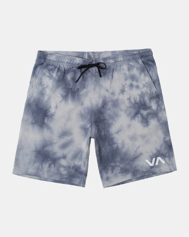 Men's checkered pattern wool shorts for a stylish winter layering option Sport IV 19" Shorts - Blue Slate Tie Dye Men's checkered pattern wool shorts for a stylish winter layering option Sport IV 19" Shorts - Blue Slate Tie Dye