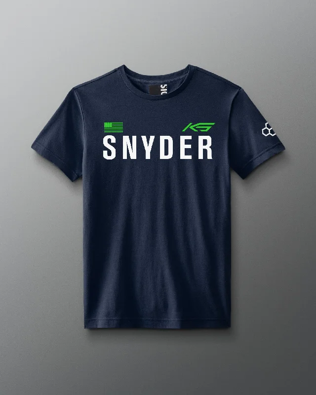 Men's eco - friendly recycled t - shirts for sustainable fashion choicesTeam RUDIS Snyder T-Shirt Men's eco - friendly recycled t - shirts for sustainable fashion choicesTeam RUDIS Snyder T-Shirt