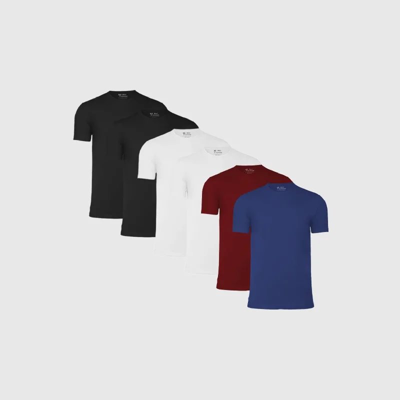 Men's short - sleeve linen t - shirts for summer beach outingsThe Daddy 6-Pack