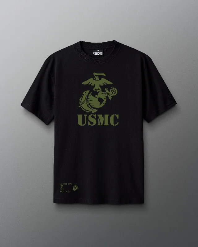 Men's printed Hawaiian t - shirts for tropical vacationsUSMC Logo T-Shirt