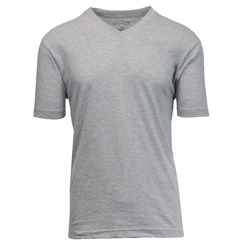 Men's smart - casual checkered t - shirts for semi - formal occasionsV Neck Fitted T-Shirt Men's smart - casual checkered t - shirts for semi - formal occasionsV Neck Fitted T-Shirt